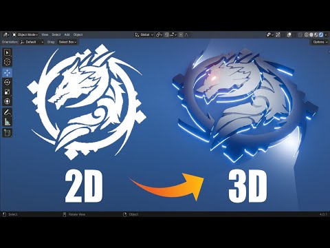 Turn Any 2D Image to 3D Model: A Quick & Easy Blender Tutorial for Beginners