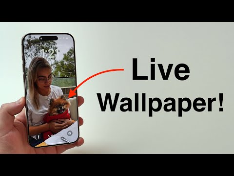 How To Use Live Wallpapers on your iPhone in iOS 18!