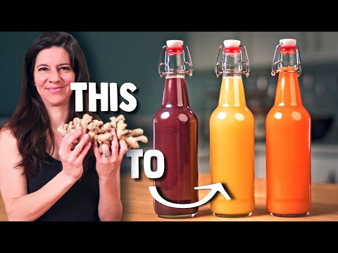 Make Any Probiotic Soda From Ginger