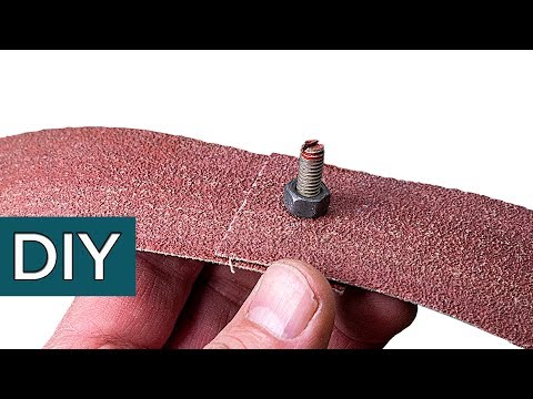 Самый простой и дешевый способ склеить наждачную ленту #Стройхак