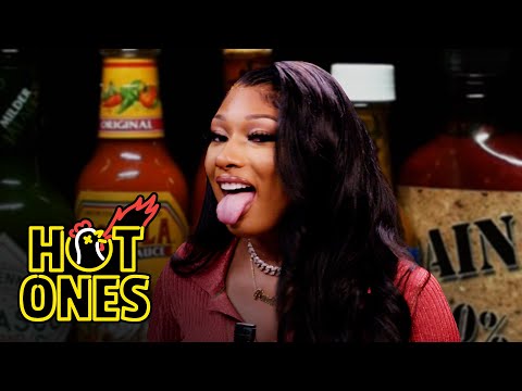 Megan Thee Stallion Turns Into Hot Girl Meg While Eating Spicy Wings | Hot Ones