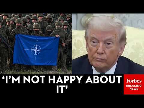 'I'm Not Exactly Thrilled': Trump Swipes At NATO Over Their Response To Conflict In Iran