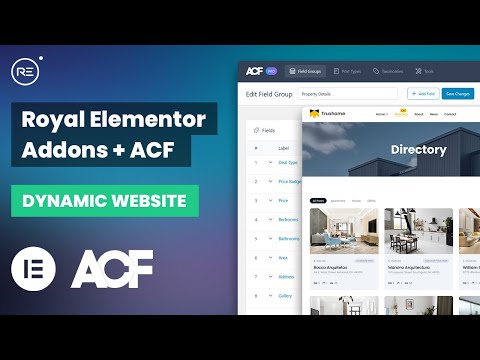 Create a Real Estate WordPress Dynamic Website Using ACF and Royal Elementor Addons (Expert Plan)