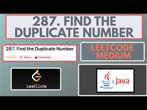 Leetcode | 287. Find the Duplicate Number | Medium | Java Solution