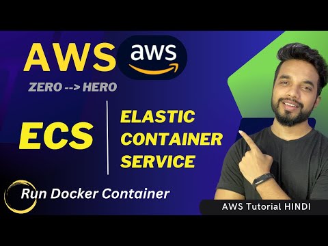 AWS ECS Fargate: Run Your First Docker Container  [HINDI]