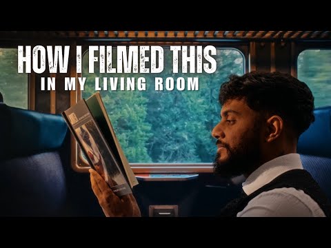 I Filmed a Train Scene in My Living Room (Not a Real Train)