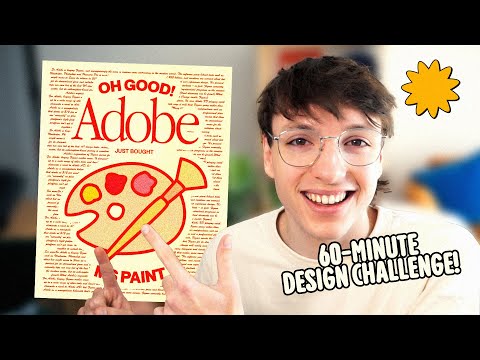 I Designed a Poster as Adobe bought Everything (DESIGN CHEF #8)