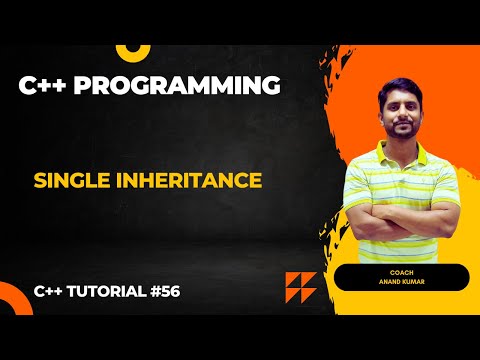 Single Inheritance in C++ | In Hindi