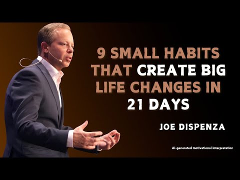 9 SMALL HABITS THAT CREATE BIG LIFE CHANGES IN 21 DAYS - Dr Joe Dispenza Motivation