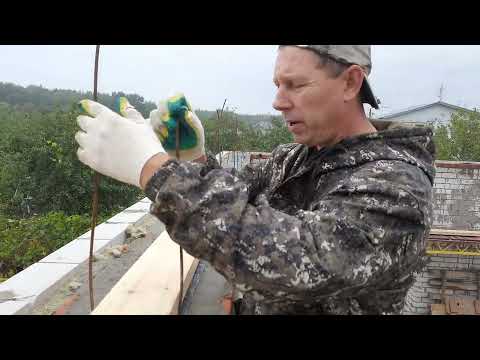 Attaching the sleeper to the wall with wire