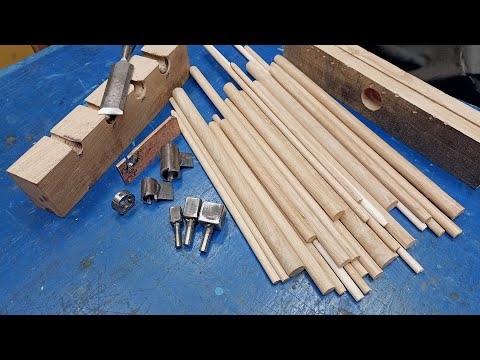The 5 MOST popular ways to make ROUND wooden sticks.