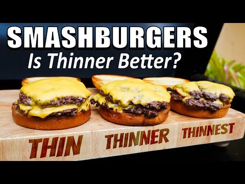 SMASHBURGERS, Is thinner better? | BLACKSTONE GRIDDLE