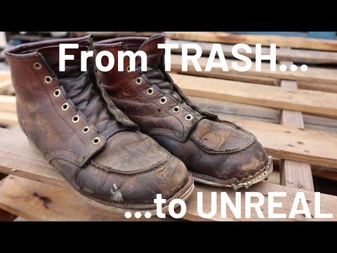 Red Wing Classic Moc Refurbishment | Total Boot Makeover
