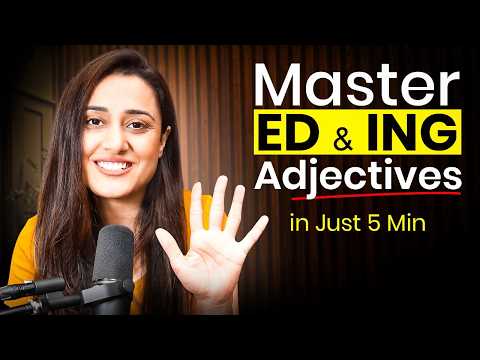 Common Mistakes with English ADJECTIVES 👉🏼 -ed and -ing endings