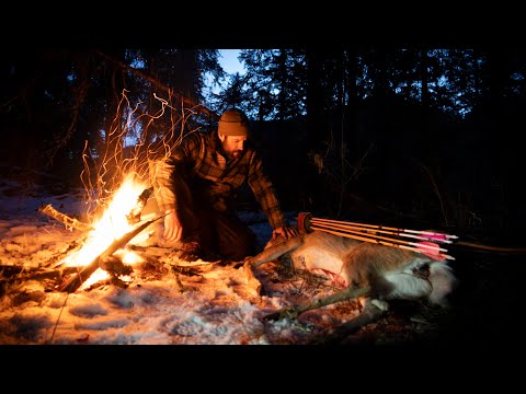 Didn’t see that coming! Catch and Cook | Traditional Bowhunting Deer