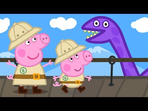 Peppa Pig English Episodes | Peppa Pig's and George's Dino Adventures! Peppa Pig Official