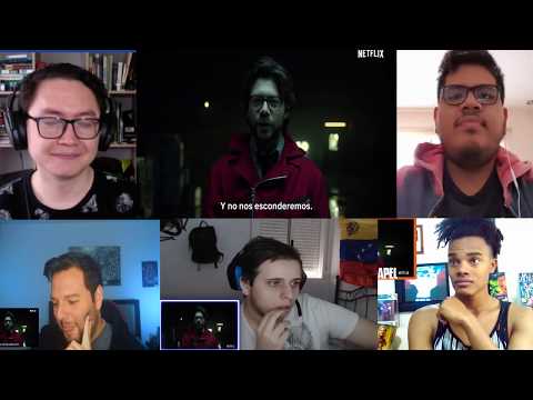 Reacciones al Trailer de la Casa de Papel 3 - Compilacion - Mashup