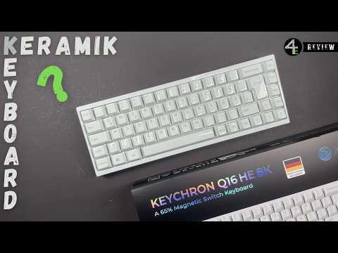 Keychron Q16HE 8k Review | Our first all-ceramic reverb-effect keyboard in de-layout is being tes...