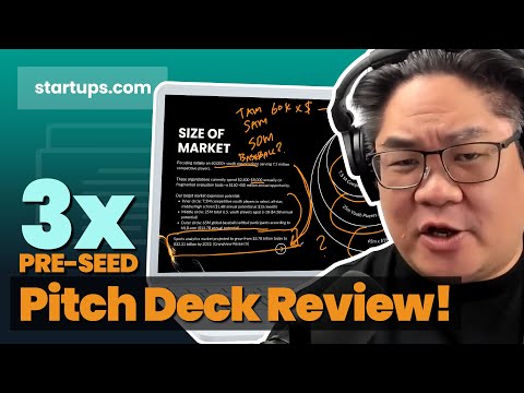 All 3 of these PRE-SEED Decks have the SAME PROBLEM (Startup Pitch Deck Review w/ @edkang99)
