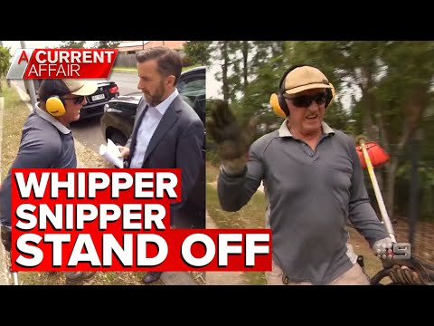 Caretakers' fiery encounter with A Current Affair crew | A Current Affair