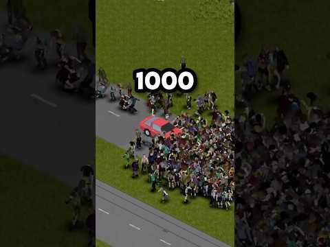 Fastest Car VS Zombies [Project Zomboid] #shorts