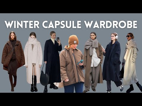 How to Create a Winter Capsule Wardrobe | 30 Outfits with 25 Pieces