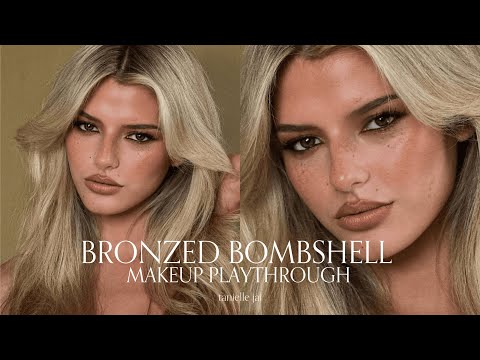 Bronzed Bombshell Makeup on Talia Eva | by Tanielle Jai