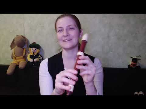 БЛОКФЛЕЙТА: 1 урок - ставим пальцы, как держать инструмент и как выдувать ноты - немецкая система