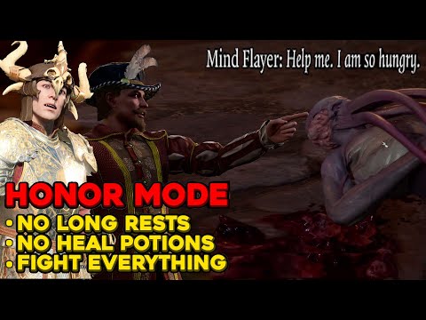 In the Land of the Brainless, the Mindflayer Starves! Baldur's Gate 3, Nine Hells Challenge