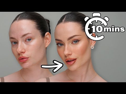 10 Minute Minimalist Makeup Tutorial *only 10 products!*