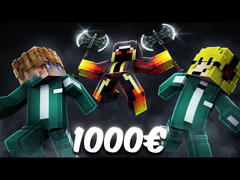 Der letzte Überlebende bekommt 1000€! (Squid Game)