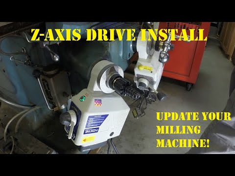 Adding Z-axis Power Feed to Bridgeport Milling Machine Knee