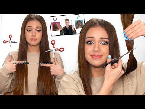 I CUT MY OWN HAIR!!! I Tried Following Brad Mondo Haircut Tutorial