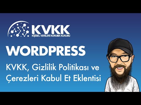 WordPress Gizlilik Politikası ve Çerezleri Kabul Et Eklentisi - #wordpress Dersleri