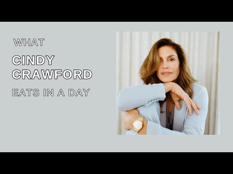 WHAT CINDY CRAWFORD EATS IN A DAY 🫠