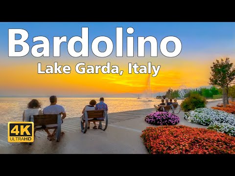 Bardolino, Lake Garda - Walking Tour (4K Ultra HD)