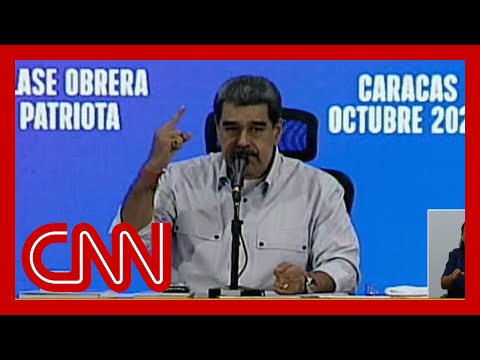 Maduro sends a plea in English as tensions with US rise