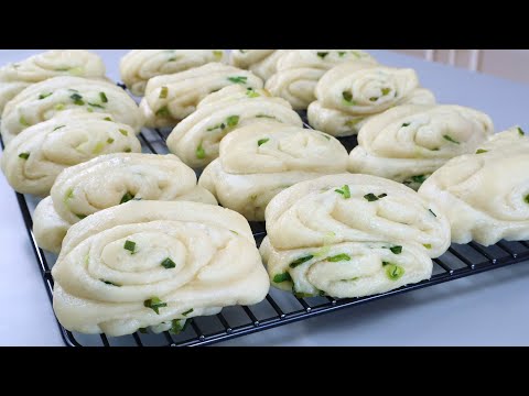 我用了30年的配方从没有失望过，简单快速的葱花蒸卷 好吃又松软 Quick & easy steamed rolls recipe Fluffy & Delicious ▏佳宝妈美食