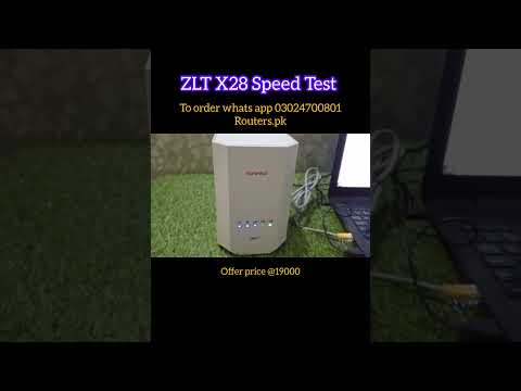 ZLT X28 Speed Test, 5G in Pakistan