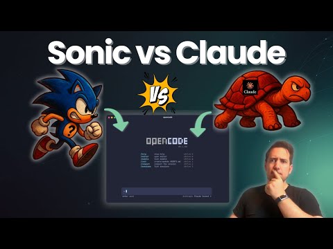 Which REIGNS SUPREME in OpenCode: Sonic or Claude Sonnet 4?