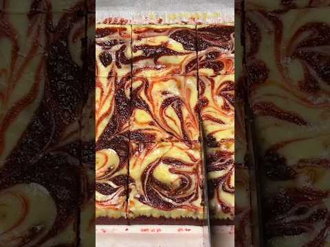 Red Velvet Cheesecake Brownies #shorts