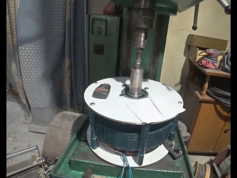 The generator in the garage is 380v, over 11 kW at 300 rpm. All the details in one video.