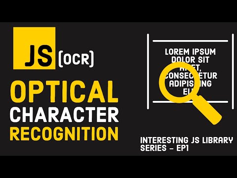 JavaScript OCR Using Tesseract.js | Interesting JS Library Series | Episode 1