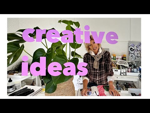 CREATIVE IDEAS.  How to approach new subject matter both in the Art Studio and on the Kitchen Table