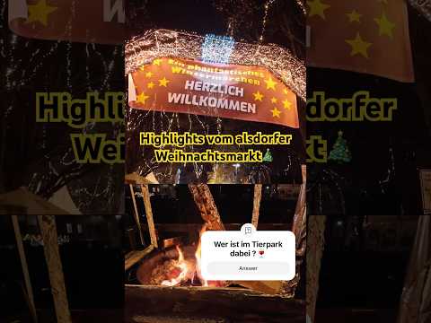 Vermisst? Hier geht der Weihnachtszauber weiter! 🦒🎄 #Alsdorf #weihnachtsmarkt #aachen