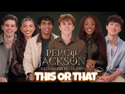 Elenco de Percy Jackson and the Olympians juega "This or That" | Peter Rodríguez 🔱