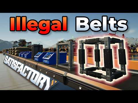 The Best & Worst Belt Types In Satisfactory: Manifolds, Load Balancers, & Sushi Belts