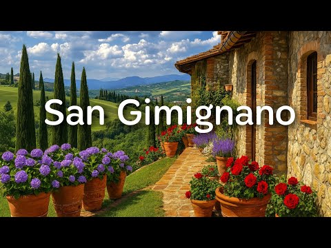 Italy | San Gimignano, Tuscany 🇮🇹  Stunning Views |  4K Video