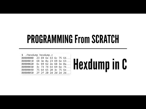From Scratch – Hexdump in C
