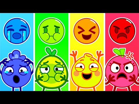 Baby Avocado Controls Feelings And Emotions 😡😂😭 || Learn Emotions with Pit & Penny Stories💖🥑